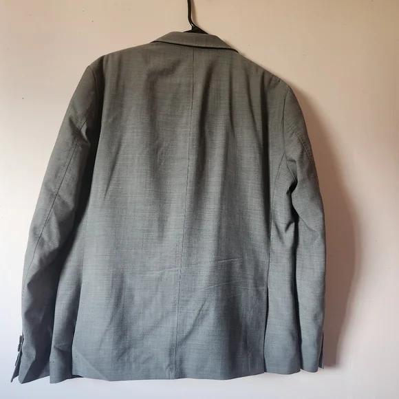 Dkny Men's Gray 100% Wool Suit Size 42S - Picture 5 of 15